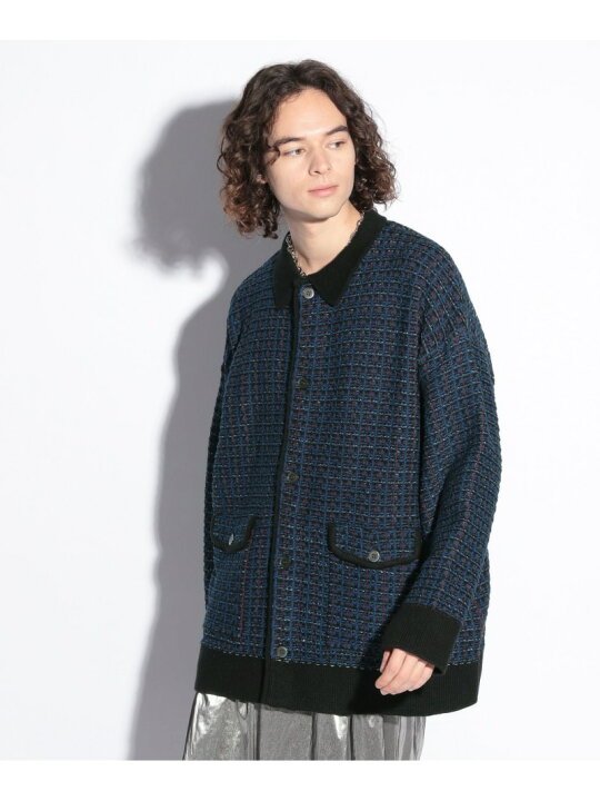 楽天市場】【SALE／43%OFF】ハイショクツイードシャツニット HARE ハレ 