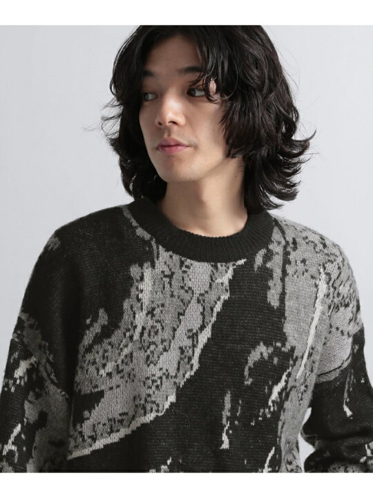 楽天市場】【SALE／50%OFF】(M)アブストラクトニットプルオーバー HARE 
