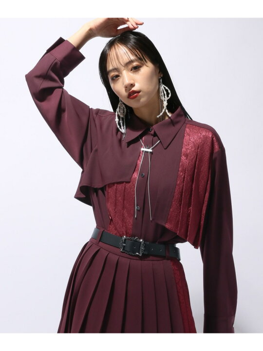 楽天市場】アシメプリーツシャツ HARE ハレ トップス シャツ・ブラウス  