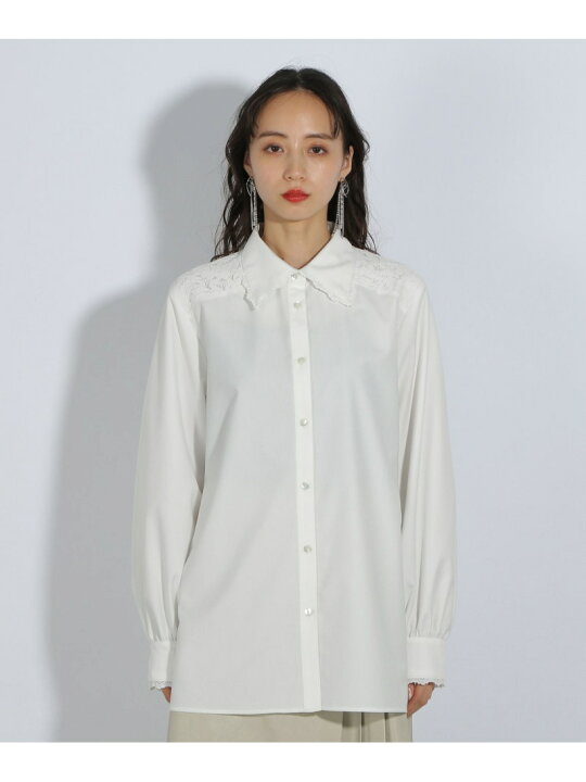 楽天市場】【SALE／40%OFF】ポイントレースシャツ HARE ハレ トップス 