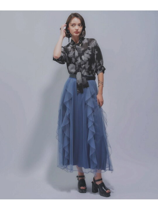 楽天市場】【SALE／30%OFF】Blurryフラワーボウタイブラウス HARE ハレ 
