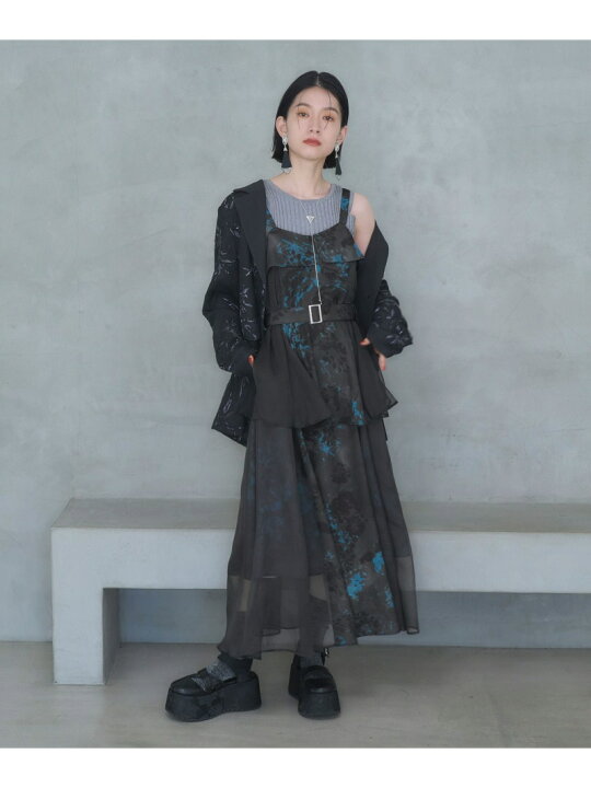 楽天市場】リフレクションフラワーキャミワンピース HARE ハレ 