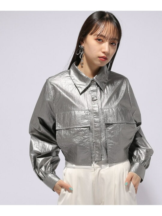 楽天市場】【SALE／50%OFF】メタリックポケットショートシャツ HARE 