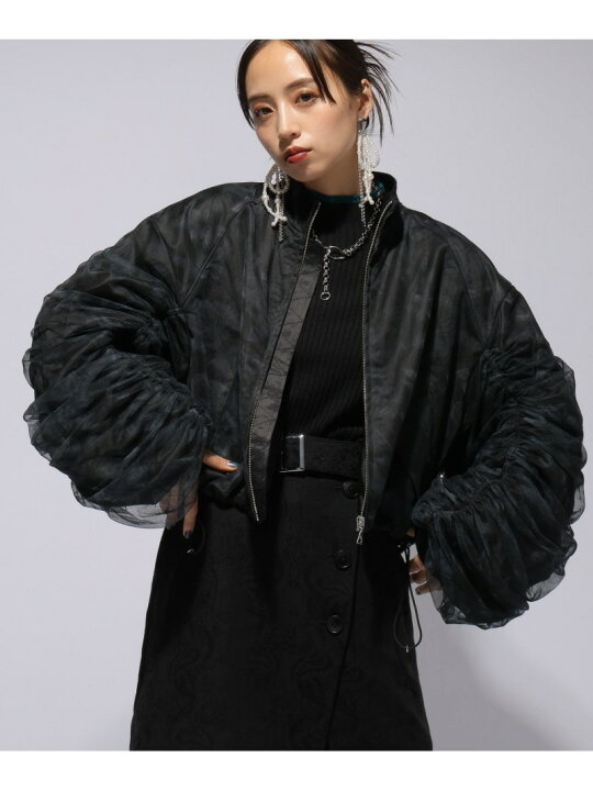 楽天市場】【SALE／27%OFF】ダークフラワーブルゾン HARE ハレ 