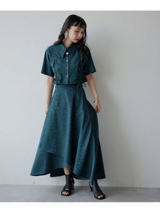楽天市場】【SALE／23%OFF】ジャガードクロスレイヤードスカート HARE 