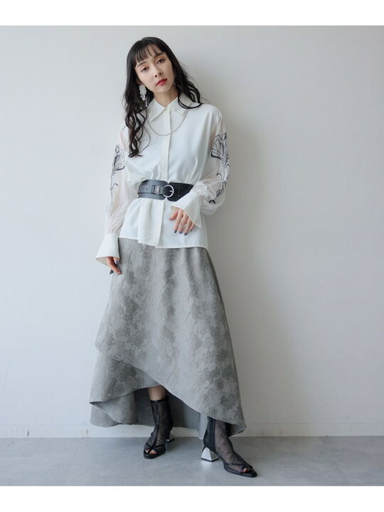 楽天市場】【SALE／23%OFF】ジャガードクロスレイヤードスカート HARE 