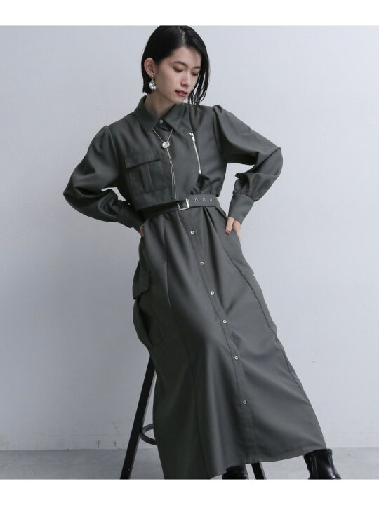 楽天市場】カーゴライクジップワンピース HARE ハレ ワンピース  