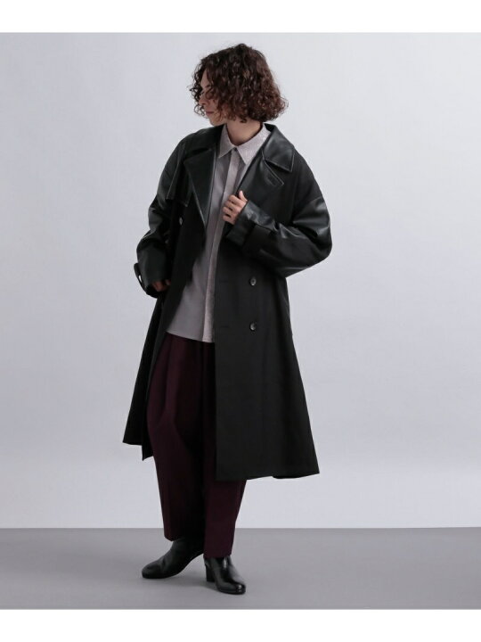 楽天市場】【SALE／40%OFF】(M)Fレザーキリカエトレンチコート HARE 