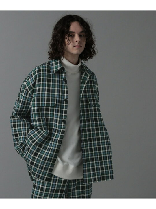 楽天市場】【SALE／63%OFF】(M)チェックシャツブルゾン HARE ハレ 