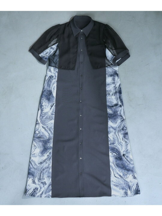 楽天市場】【SALE／17%OFF】【LADIES】シアーガラキリカエワンピース  