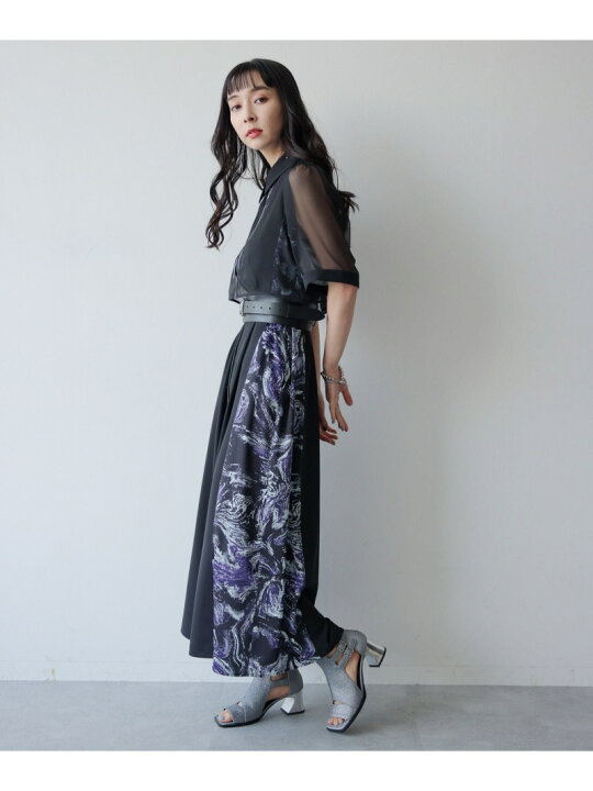 楽天市場】【SALE／17%OFF】【LADIES】シアーガラキリカエワンピース  