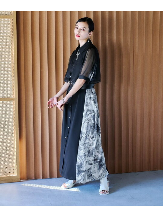 楽天市場】【SALE／17%OFF】【LADIES】シアーガラキリカエワンピース  