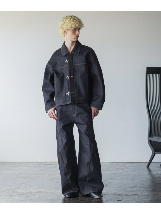 楽天市場】【SALE／50%OFF】ファイヤーマンバックルデニムブルゾン 