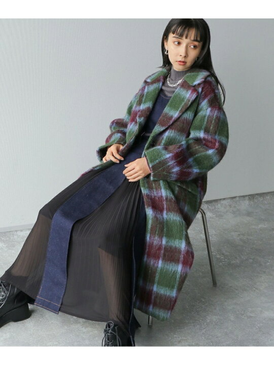 楽天市場】【SALE／50%OFF】(W)シャギーチェックコート HARE ハレ 