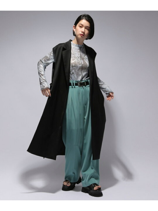 楽天市場】【SALE／30%OFF】(W)サイドスリットロングベスト HARE ハレ 
