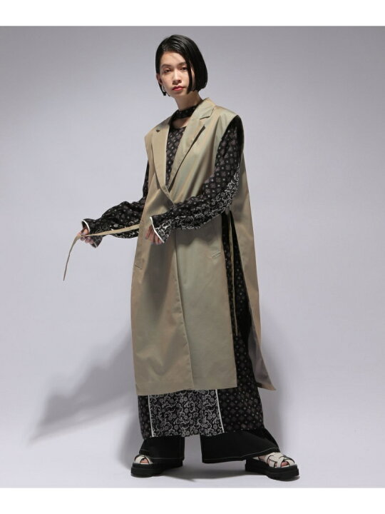 楽天市場】【SALE／30%OFF】(W)サイドスリットロングベスト HARE ハレ 