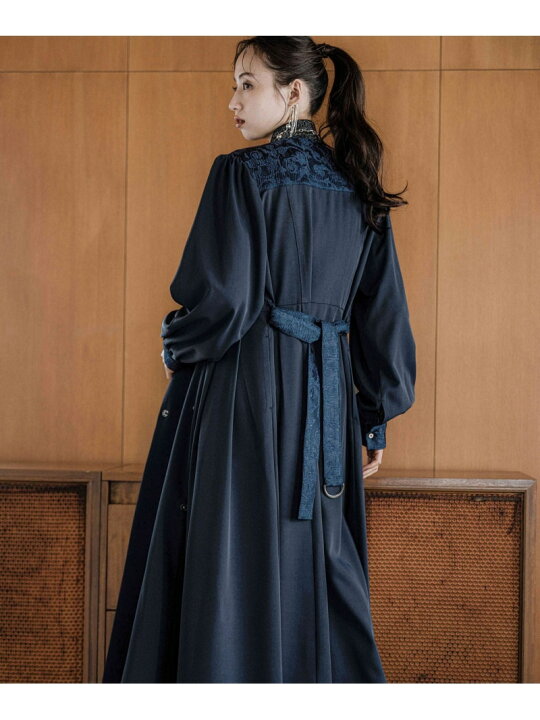 楽天市場】【SALE／19%OFF】ジャガードキリカエカシュクールワンピース 