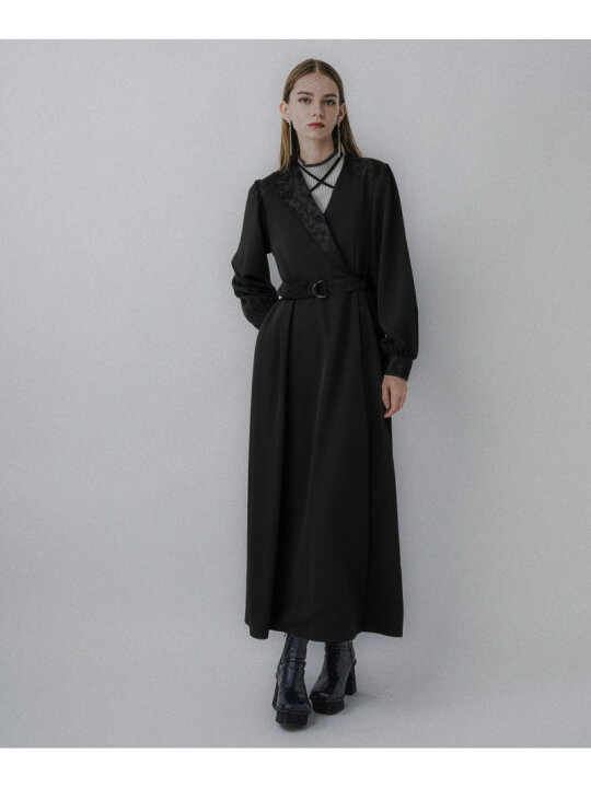 楽天市場】【SALE／19%OFF】ジャガードキリカエカシュクールワンピース 