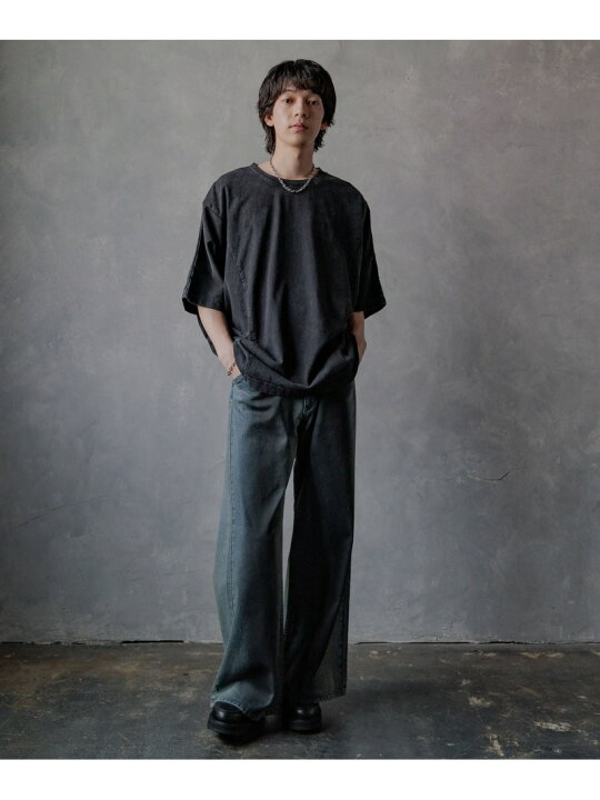 楽天市場】【SALE／30%OFF】ラインブリーチデニムパンツ HARE ハレ 
