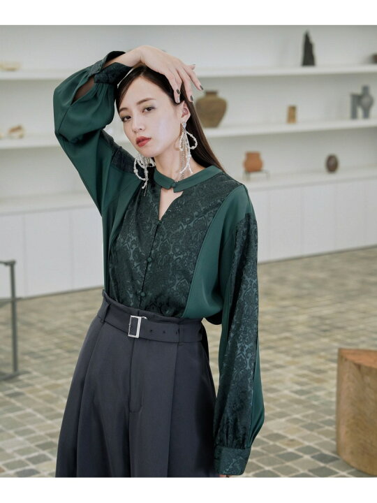 楽天市場】2WAYジャガードキリカエシャツ HARE ハレ トップス シャツ  