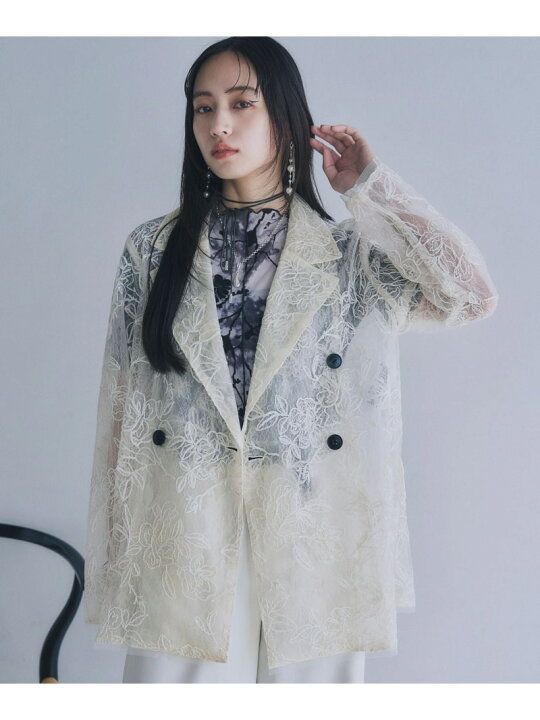 ジャケット hare コート レディース SALE 40 OFF flowerレース 