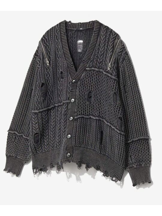 楽天市場】【SALE／10%OFF】BIGダメージZIPカーディガン HARE ハレ 