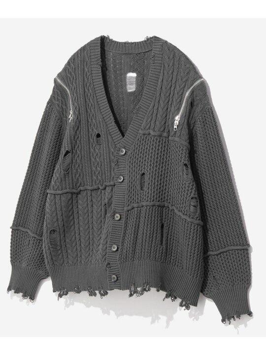 楽天市場】【SALE／10%OFF】BIGダメージZIPカーディガン HARE ハレ 