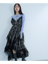 イレヘムレイヤーキャミワンピース HARE ハレ ワンピース・ドレス ワンピース ブルー ブラック【送料無料】[Rakuten Fashion]