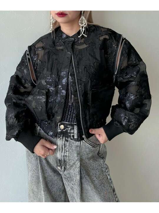 楽天市場】【SALE／50%OFF】2WAYシアージャガードブルゾン HARE ハレ 