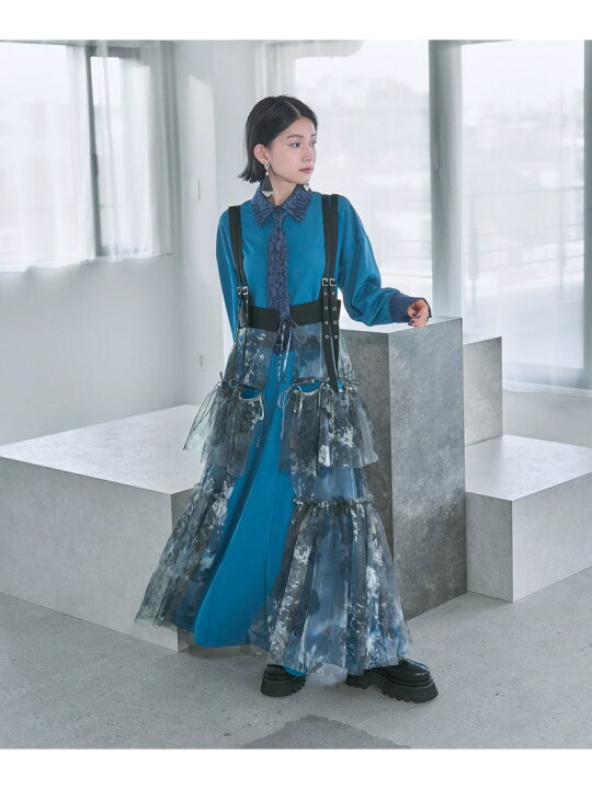 楽天市場】サスツキチュールベルトスカート HARE ハレ スカート ロング  