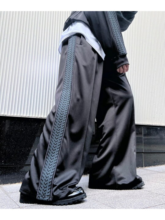 楽天市場】【SALE／20%OFF】(M)クロシェライントラックパンツ HARE  