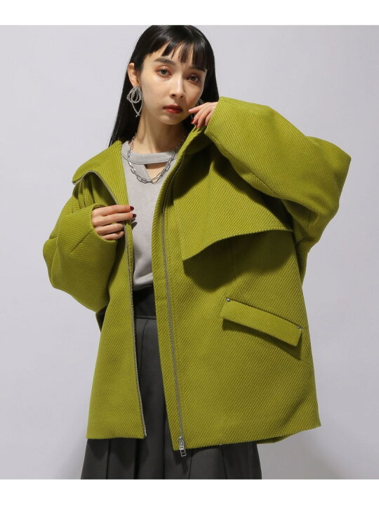 楽天市場】スタンドコクーンミドルブルゾン HARE ハレ ジャケット 