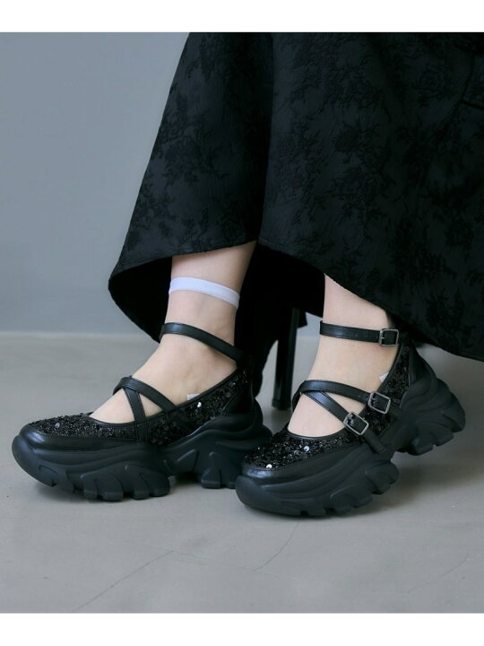 楽天市場】【SALE／28%OFF】スパンコールメリージェーンシューズ HARE 