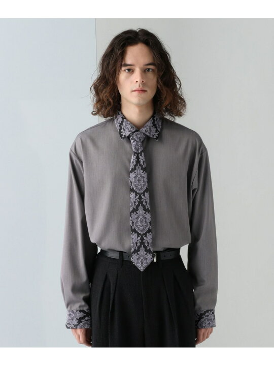 楽天市場】ジャガードネクタイツキシャツLS HARE ハレ トップス シャツ  