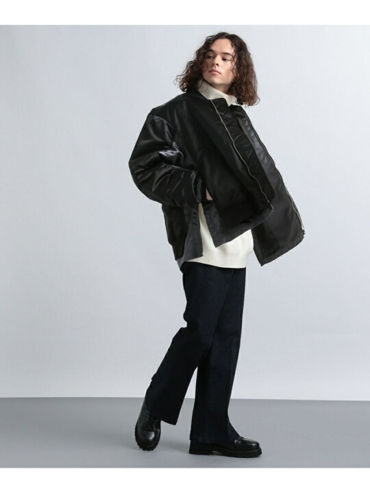 楽天市場】【SALE／40%OFF】(M)サイドZIPレイヤードMA1 HARE ハレ 