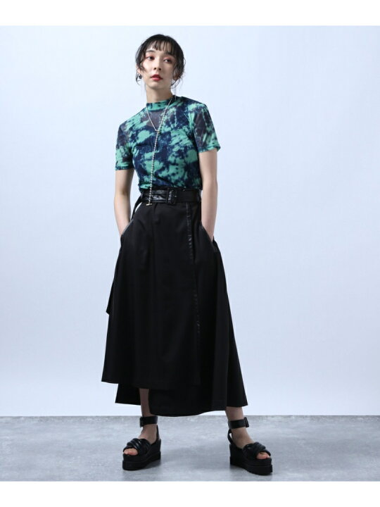 楽天市場】【SALE／50%OFF】(W)レザーパイピングSK HARE ハレ スカート 