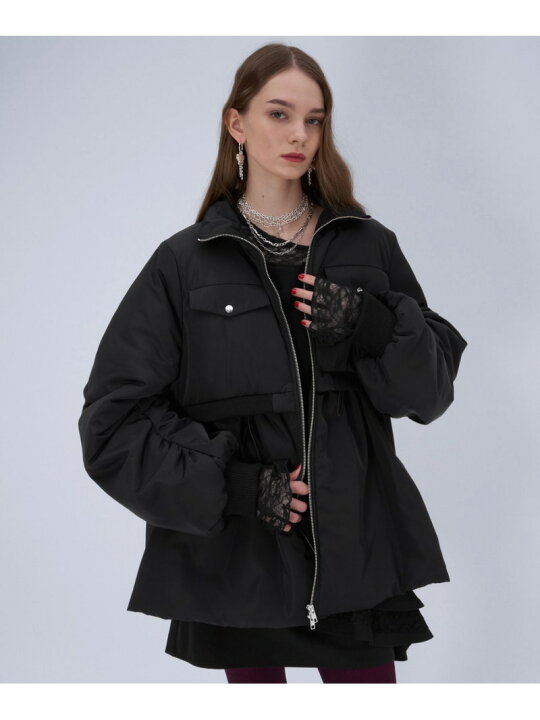 楽天市場】【SALE／50%OFF】MA-1ライクペプラムブルゾン HARE ハレ 