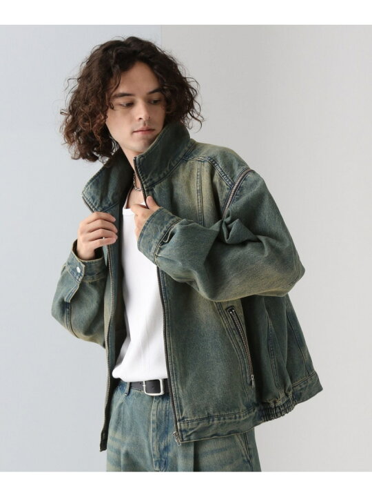 楽天市場】【SALE／40%OFF】【SET UP対応】2WAY-ZIPデニムブルゾン 