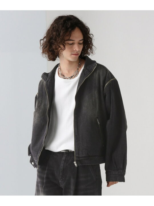 楽天市場】【SALE／33%OFF】【SET UP対応】2WAY-ZIPデニムブルゾン 