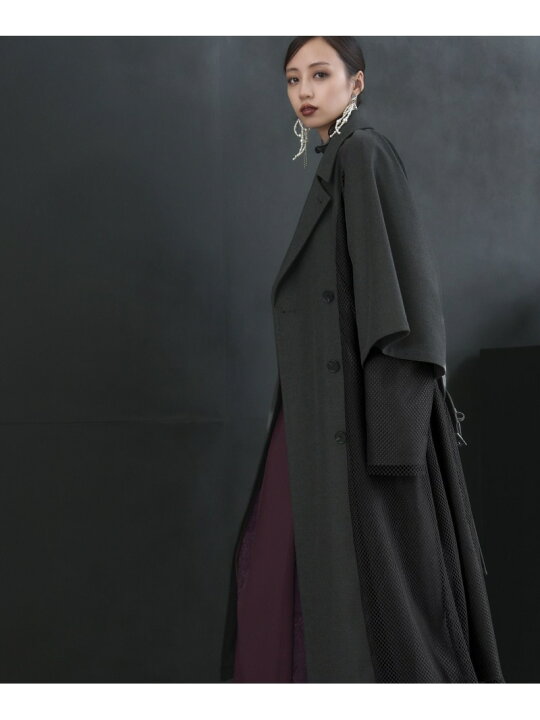 楽天市場】【SALE／26%OFF】メッシュレイヤートレンチコート HARE ハレ 