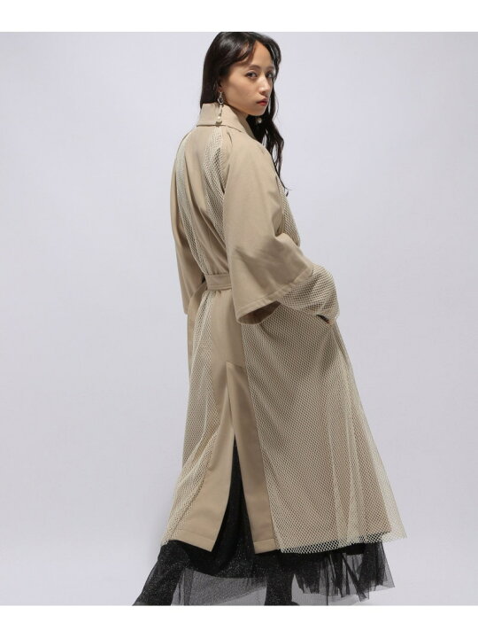 楽天市場】【SALE／26%OFF】メッシュレイヤートレンチコート HARE ハレ 