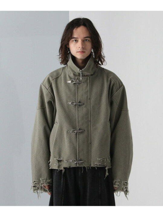 楽天市場】【SALE／30%OFF】ファイヤーマンバックルバイカーブルゾン 