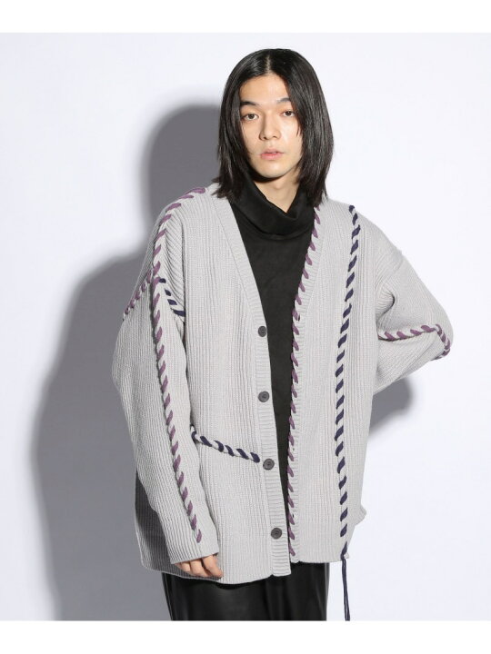 楽天市場】【SALE／25%OFF】テープステッチラインニットカーディガン 