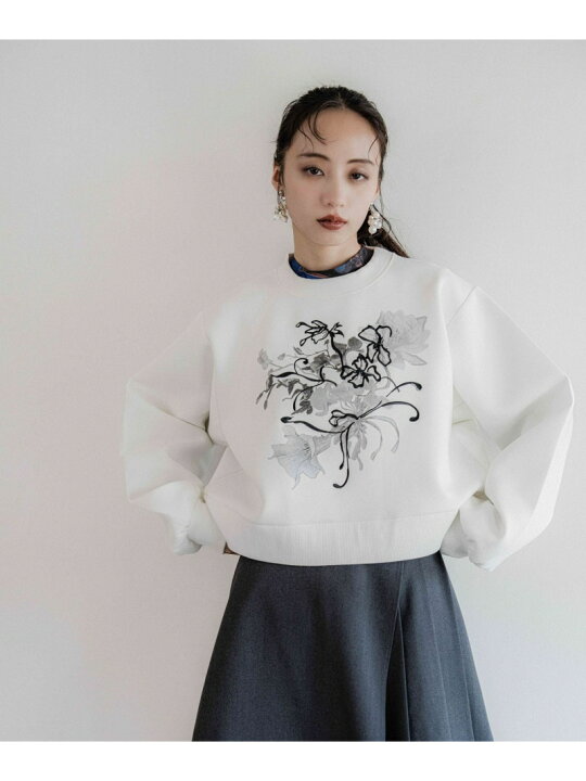 楽天市場】【SALE／33%OFF】Flowerシシュウスウェット HARE ハレ 