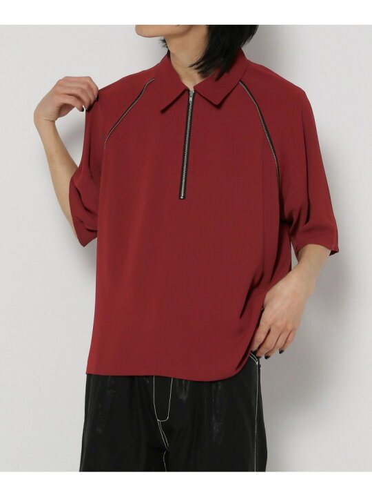 楽天市場】【SALE／45%OFF】【SET UP対応】ZIPラインハーフZIPシャツ 