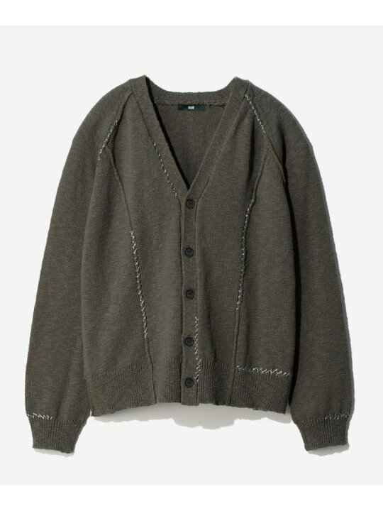 楽天市場】【SALE／28%OFF】スラブステッチデザインカーディガン HARE 