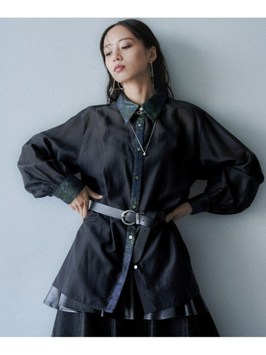 楽天市場】【SALE／40%OFF】ラメジャガードシアーシャツ HARE ハレ 