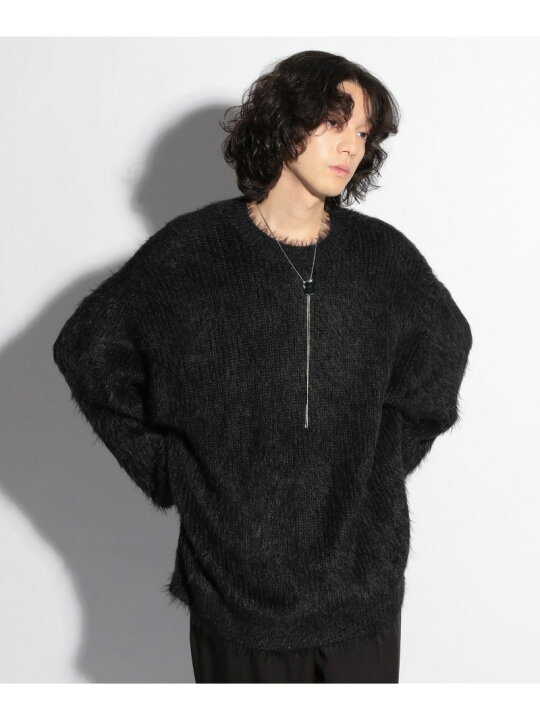 楽天市場】【SALE／22%OFF】ロングシャギーニットプルオーバー HARE 