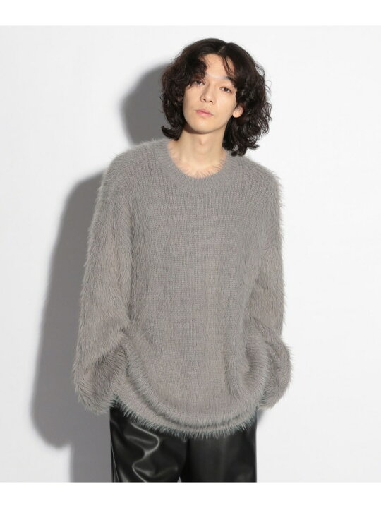 楽天市場】【SALE／22%OFF】ロングシャギーニットプルオーバー HARE 