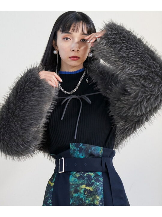 楽天市場】【SALE／50%OFF】ロングファーボレロ HARE ハレ トップス 